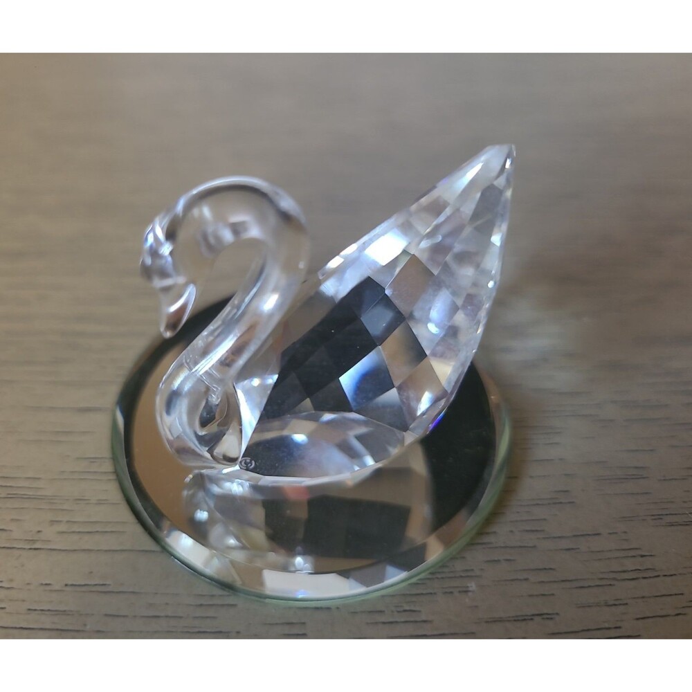 Swarovski Swan Clear Crystal  1.5”